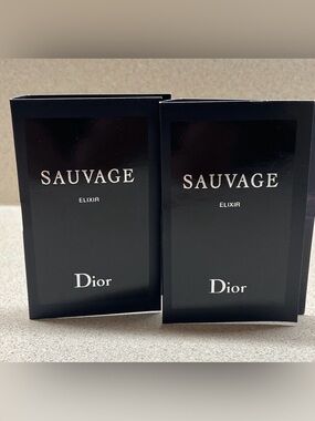 Dior Sauvage Elixir Cologne Sample Set Men’s Fragrance 2pc